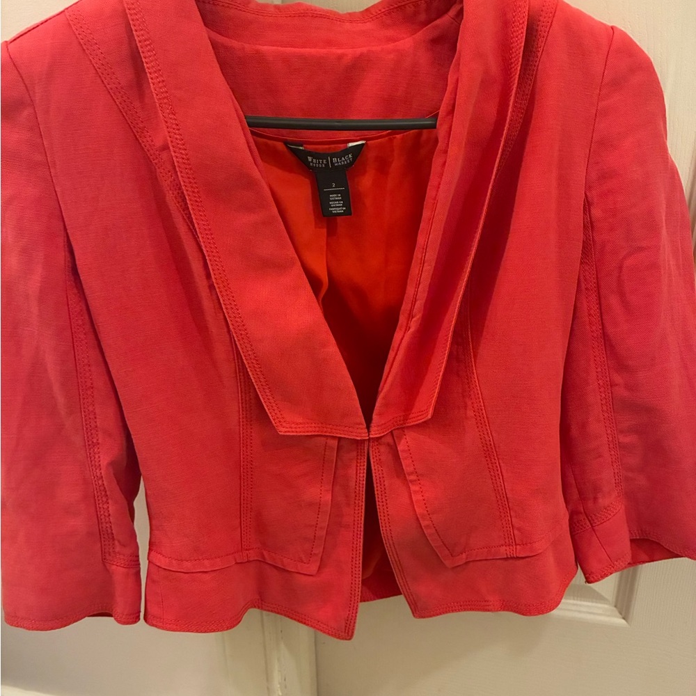 White House Black Market Coral Blazer